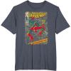 imageMarvel SpiderMan Comic Book Anniversary Short Sleeve TShirtHeather Blue