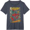 imageMarvel SpiderMan Comic Book Anniversary Short Sleeve TShirtHeather Blue