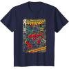 imageMarvel SpiderMan Comic Book Anniversary Short Sleeve TShirtNavy Blue