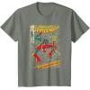 imageMarvel SpiderMan Comic Book Anniversary Short Sleeve TShirtOlive Heather