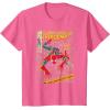 imageMarvel SpiderMan Comic Book Anniversary Short Sleeve TShirtPink Heather