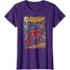 imageMarvel SpiderMan Comic Book Anniversary Short Sleeve TShirtPurple