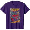 imageMarvel SpiderMan Comic Book Anniversary Short Sleeve TShirtPurple
