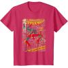 imageMarvel SpiderMan Comic Book Anniversary Short Sleeve TShirtRed Heather