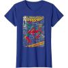 imageMarvel SpiderMan Comic Book Anniversary Short Sleeve TShirtRoyal Blue