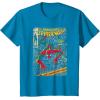imageMarvel SpiderMan Comic Book Anniversary Short Sleeve TShirtSapphire Blue