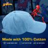 imageMarvel SpiderMan Cotton Adjustable Dad Hat Baseball Cap with Curved BrimDenim