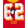 imageMarvel SpiderMan Deadpool Mens French Terry Drop Shoulder Pullover Hoodie Adult Sizes XSmall  2XLRed  Spiderman
