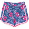 imageMarvel SpiderMan Girls Cosplay Tank Top and French Terry Dolphin Shorts Outfit Set Toddler to Big Kid Sizes 2T  1416Spiderman