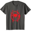 imageMarvel SpiderMan Into the SpiderVerse Red Icon TShirtAsphalt Grey