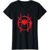 imageMarvel SpiderMan Into the SpiderVerse Red Icon TShirtBlack