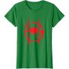 imageMarvel SpiderMan Into the SpiderVerse Red Icon TShirtKelly Green