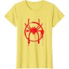 imageMarvel SpiderMan Into the SpiderVerse Red Icon TShirtLemon Yellow
