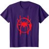 imageMarvel SpiderMan Into the SpiderVerse Red Icon TShirtPurple