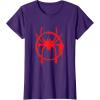 imageMarvel SpiderMan Into the SpiderVerse Red Icon TShirtPurple