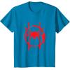 imageMarvel SpiderMan Into the SpiderVerse Red Icon TShirtSapphire Blue
