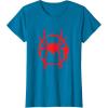 imageMarvel SpiderMan Into the SpiderVerse Red Icon TShirtSapphire Blue