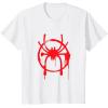 imageMarvel SpiderMan Into the SpiderVerse Red Icon TShirtWhite