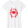 imageMarvel SpiderMan Into the SpiderVerse Red Icon TShirtWhite