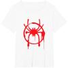 imageMarvel SpiderMan Into the SpiderVerse Red Icon TShirtWhite