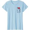 imageMarvel SpiderMan Left Chest Pocket TShirtBaby Blue