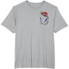imageMarvel SpiderMan Left Chest Pocket TShirtHeather Grey