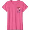 imageMarvel SpiderMan Left Chest Pocket TShirtPink Heather