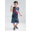 imageMarvel SpiderMan Miles Morales Hulk Mesh Jersey Tank Top Shirt and Basketball Shorts Toddler to Big Kid Sizes 2T  1820Black