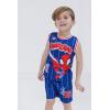 imageMarvel SpiderMan Miles Morales Hulk Mesh Jersey Tank Top Shirt and Basketball Shorts Toddler to Big Kid Sizes 2T  1820Blue  Amazing Spidey