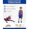 imageMarvel SpiderMan Miles Morales Hulk Mesh Jersey Tank Top Shirt and Basketball Shorts Toddler to Big Kid Sizes 2T  1820Blue  Amazing Spidey
