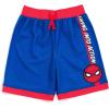 imageMarvel SpiderMan Miles Morales Hulk Mesh Jersey Tank Top Shirt and Basketball Shorts Toddler to Big Kid Sizes 2T  1820Red  Blue
