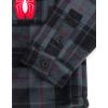 imageMarvel SpiderMan Plaid Flannel Hooded Shacket with Fleece Lining Toddler to Big Kid Sizes 3T  1416Gray  Red  Spiderman