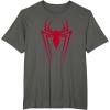 imageMarvel SpiderMan Red Spider Vintage Comic Icon TShirtAsphalt Grey