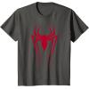 imageMarvel SpiderMan Red Spider Vintage Comic Icon TShirtAsphalt Grey