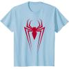 imageMarvel SpiderMan Red Spider Vintage Comic Icon TShirtBaby Blue