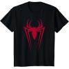 imageMarvel SpiderMan Red Spider Vintage Comic Icon TShirtBlack