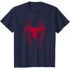 imageMarvel SpiderMan Red Spider Vintage Comic Icon TShirtNavy Blue