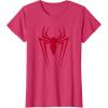 imageMarvel SpiderMan Red Spider Vintage Comic Icon TShirtRed Heather