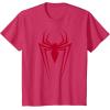imageMarvel SpiderMan Red Spider Vintage Comic Icon TShirtRed Heather