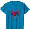imageMarvel SpiderMan Red Spider Vintage Comic Icon TShirtSapphire Blue