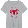 imageMarvel SpiderMan Spider Icon C1 TShirtHeather Grey