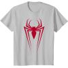 imageMarvel SpiderMan Spider Icon C1 TShirtSilver Grey