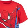 imageMarvel SpiderMan TShirt and French Terry Shorts Outfit Set Toddler to Big Kid Sizes 2T  1012Blue  Red