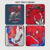 imageMarvel SpiderMan TShirt and French Terry Shorts Outfit Set Toddler to Big Kid Sizes 2T  1012Dark Gray