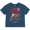 imageMarvel SpiderMan TShirt and French Terry Shorts Outfit Set Toddler to Big Kid Sizes 2T  1012Dark Gray
