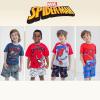 imageMarvel SpiderMan TShirt and French Terry Shorts Outfit Set Toddler to Big Kid Sizes 2T  1012Dark Gray