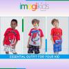 imageMarvel SpiderMan TShirt and French Terry Shorts Outfit Set Toddler to Big Kid Sizes 2T  1012Red  White