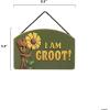 imageMarvel SpiderMan Upside Down Hanging Wood Wall Decor  I Am Amazing  Fun SpiderMan Sign for Movie Room or Kids BedroomGreen