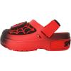 imageMarvel Spiderman Boys Slip On Clogs Kids Sandals Shoes Sizes 513Blackred
