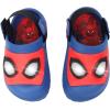 imageMarvel Spiderman Boys Slip On Clogs Kids Sandals Shoes Sizes 513Blueredwhite